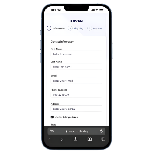 SEAMLESS CHECKOUT